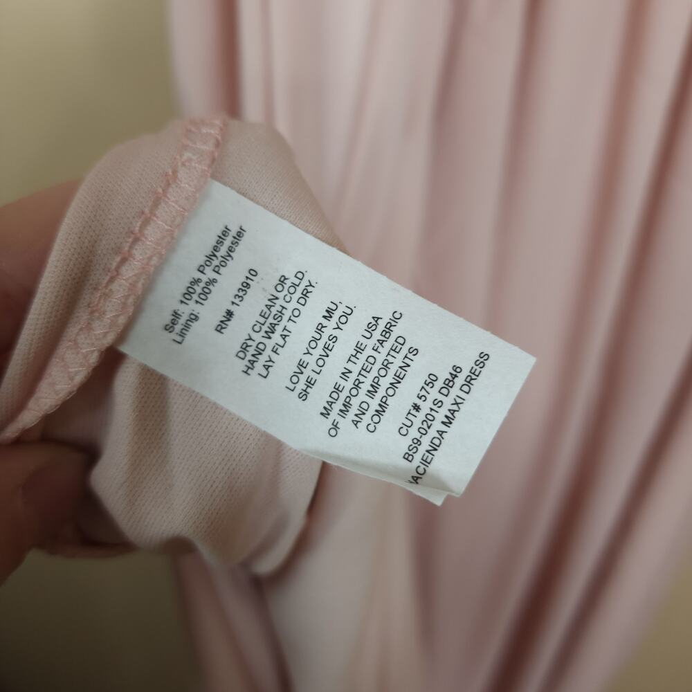 Show Me Your Mumu Hacienda Maxi Dress in Dusty Blush Women's Size 2X - Picture 8 of 10